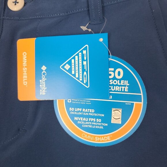 COLUMBIA PFG Slack Tide Shorts Men's Size 30 Carbon Omni Shield UPF 50 - Picture 9 of 10